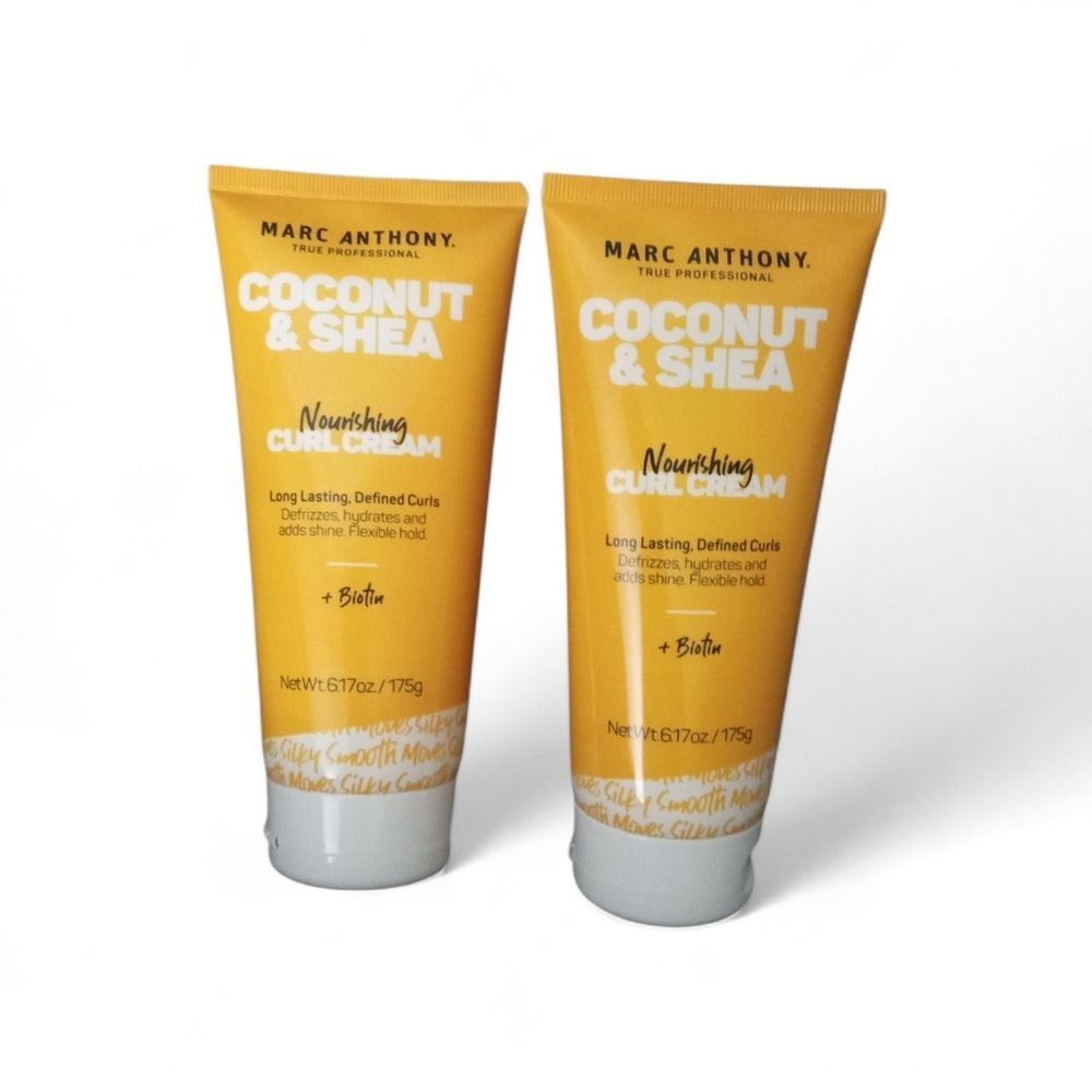 New 2 Bottles Marc Anthony Coconut & Shea Curl Cream